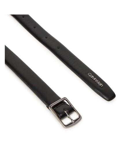 Ceinture noir femme calvin klein jeans slim square buckle - t 80