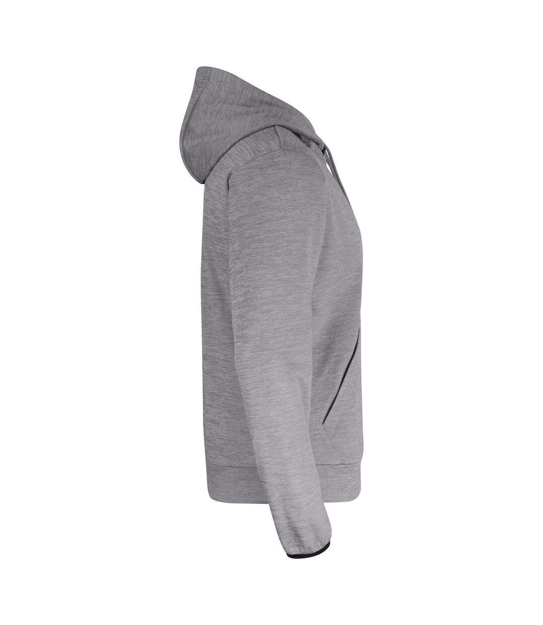 Sweat à capuche oakdale homme gris chiné Clique