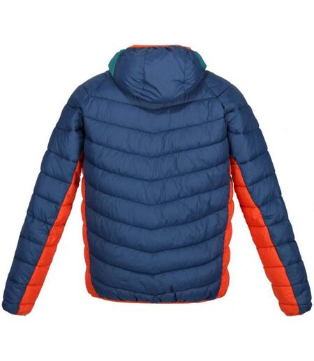 Mens Harrock Puffer Jacket Admiral Blue Pacific Green Regatta