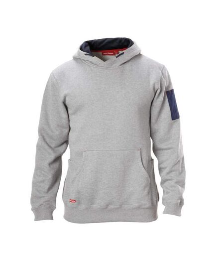 Sweat à capuche homme gris chiné Hard Yakka Hard Yakka