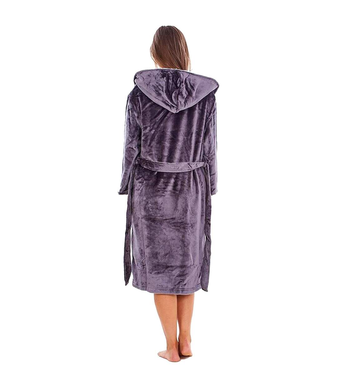 Robe De Chambre Motif/style Scintillant Femme Charbon Keanu-4