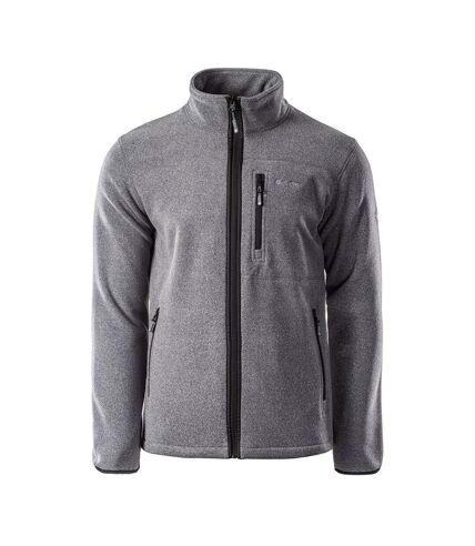 Hi-Tec Mens Porto Fleece Jacket (Ebony Melange)