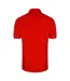 Mens Triangular Logo Polo Shirt Red Diesel-2