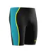 Mens Hyperboom Splice Colour Block Jammer Shorts Black Green Speedo-3