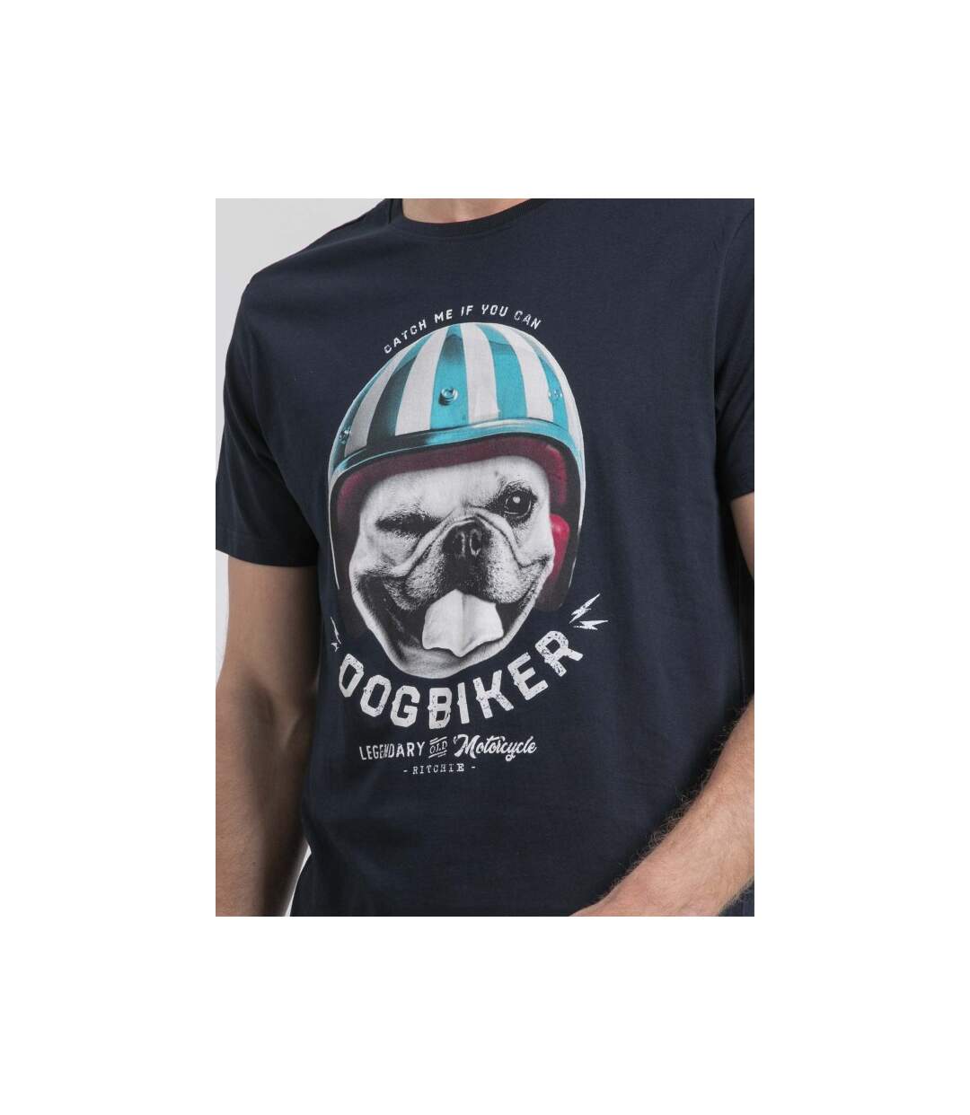 T-shirt col rond pur coton NAMATOU-3