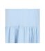 Womens/ladies Long Gathered Dress Sky Lazy Jacks-3