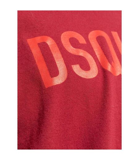 T-shirt Motif/style Logo Homme Rouge DSquared2