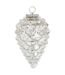 The Noel Collection Acorn Christmas Bauble (Silver) (L) - UTHI4368