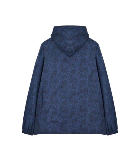 Veste À Capuche Homme Bleu Imprimé Lambretta