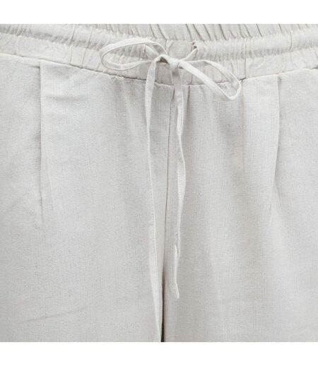Womens/ladies Jesmilo Linen Blend Trousers White Vero Moda