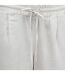 Womens/ladies Jesmilo Linen Blend Trousers White Vero Moda-3