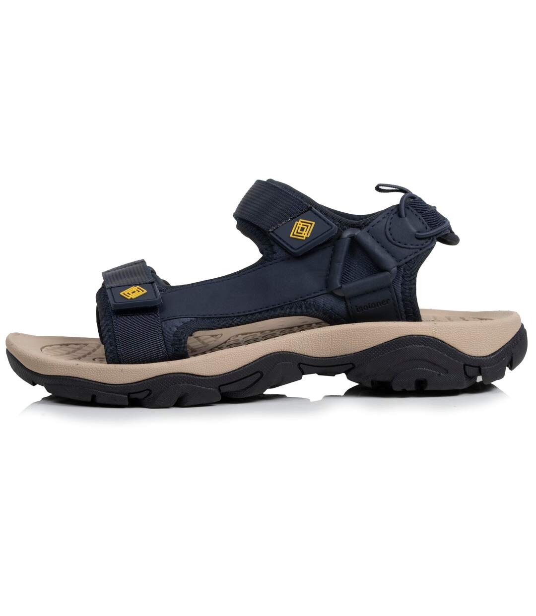 Isotoner Sandales homme sport, semelle confortable et légère, sandale de plage, piscine, randonnée, et faciles a enfiler-4