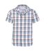 Mens cotton shirt bright blue Mountain Warehouse