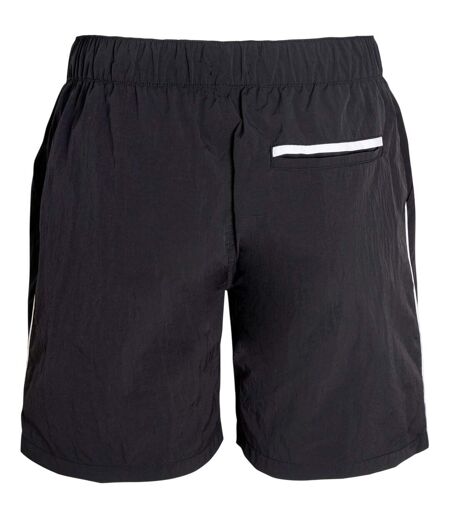 Mens Relaxed Fit Sweat Shorts Black Another Influence