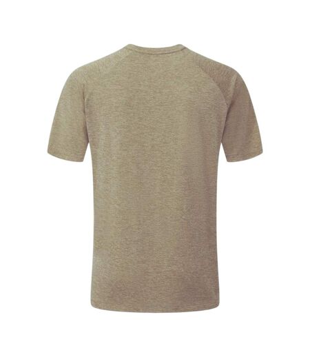 Mens Chest Logo T-shirt Light Sand Marl Everlast