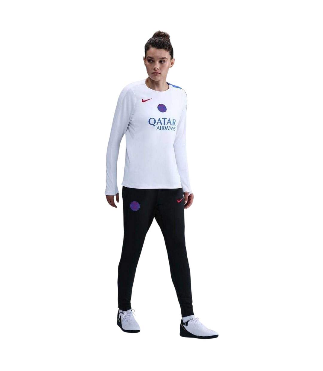 Pantalon De Survêtement Motif/style Paris Saint-germain Strike Femme Noir Bleu Nike-1