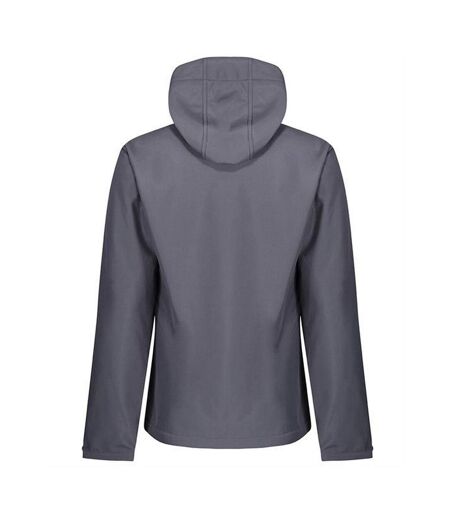 Regatta Mens Venturer Hooded Soft Shell Jacket (Seal Grey/Black) - UTPC4272