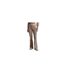Womens/ladies Knitted Tie Belt Fitted And Flared Leggings Beige Maniere De Voir-1