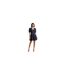 Robe Courte Manches Bouffantes Femme Bleu Marine Ted Baker-1
