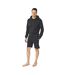 Mens hooded top & shorts set charcoal RIPT Essentials