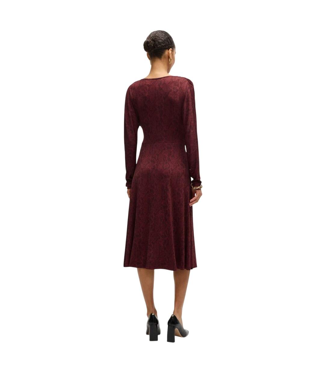 Robe Décontractée Style Imprimé Intégral Ettita Femme Rouge Boss-3
