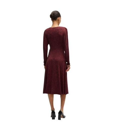 Robe Décontractée Style Imprimé Intégral Ettita Femme Rouge Boss