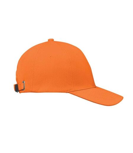 Buffalo 6 Panel Baseball Cap Orange MidOcean