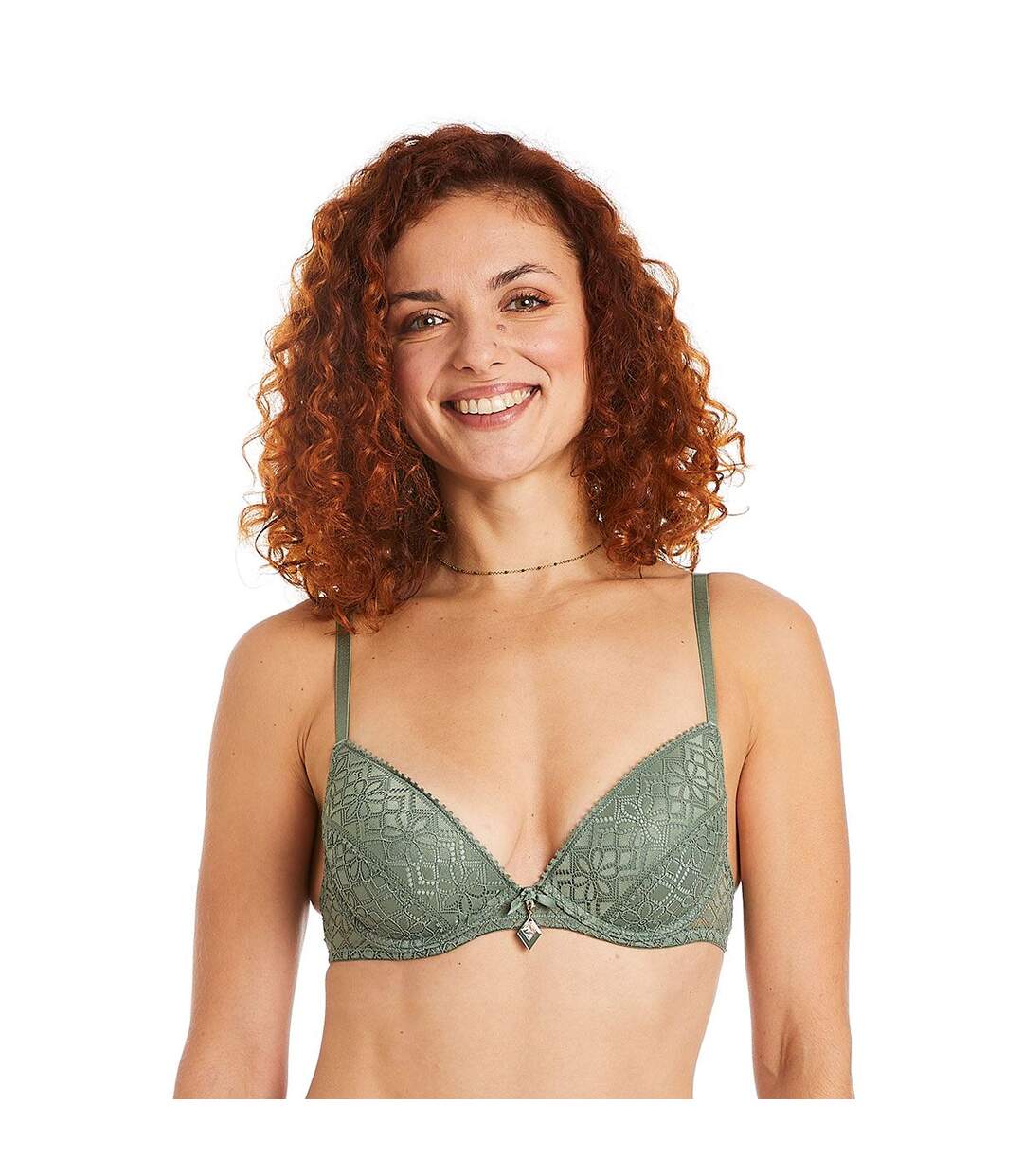 Soutien-gorge ampliforme coque moulée kaki Absinthe-2