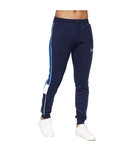 Mens Chinooks Tracksuit Navy Blue Crosshatch