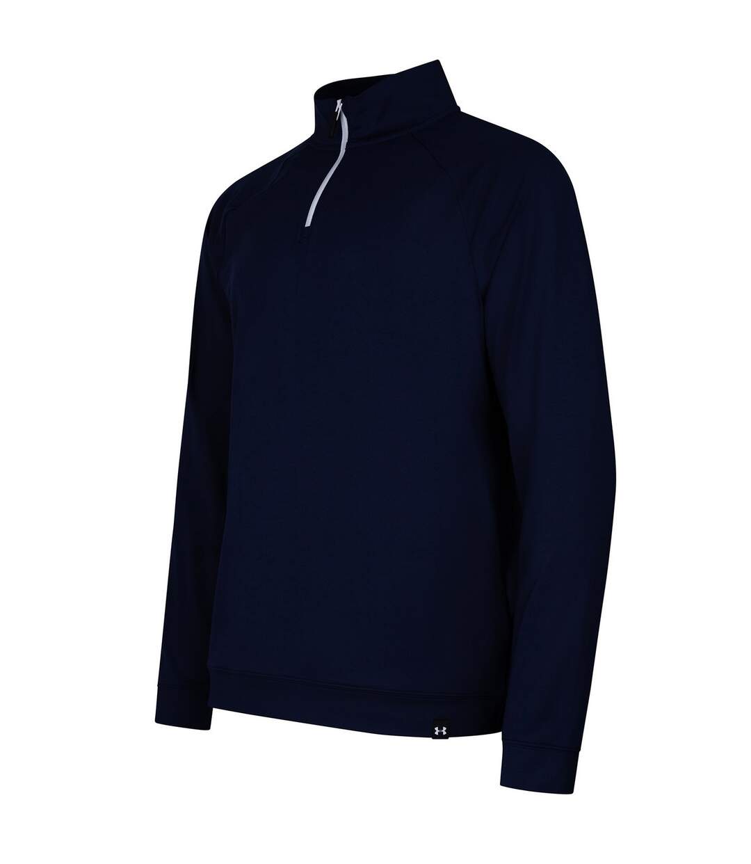 Mens Quarter Zip Fleece Top Midnight Navy Under Armour-1