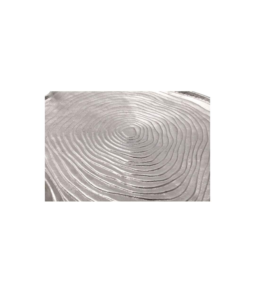 Plateau Décoratif Wood Art 29cm Argent-2