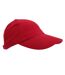Casquette Unie Style Pro Adulte Unisexe Rouge Result-3