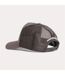 Embroidered Patch Trucker Cap Grey White Christian Rose-3