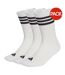 Pack Of 3  Unisex Adult Essential Cushioned Crew Socks  White Adidas-1