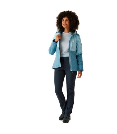 Womens/ladies Kelora Insulated Waterproof Jacket Coronet Blue Clear Sky Regatta