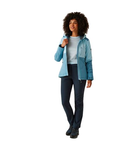 Womens/ladies Kelora Insulated Waterproof Jacket Coronet Blue Clear Sky Regatta