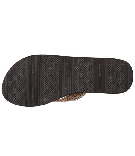 Isotoner Tongs femme très confortables, tiges larges
