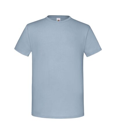 Mens Iconic T-shirt Mineral Blue Fruit Of The Loom