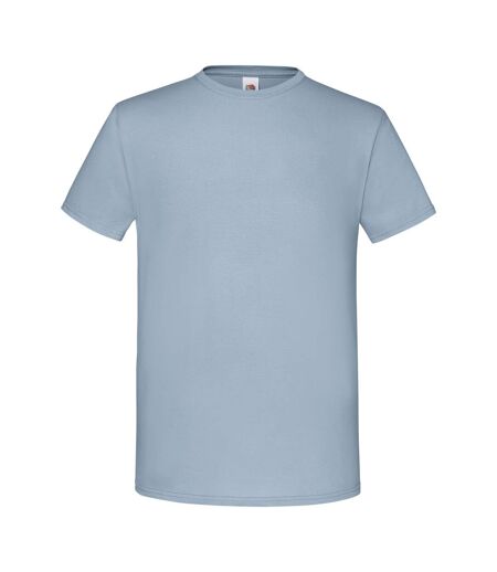 Mens Iconic T-shirt Mineral Blue Fruit Of The Loom