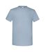 Mens Iconic T-shirt Mineral Blue Fruit Of The Loom-1