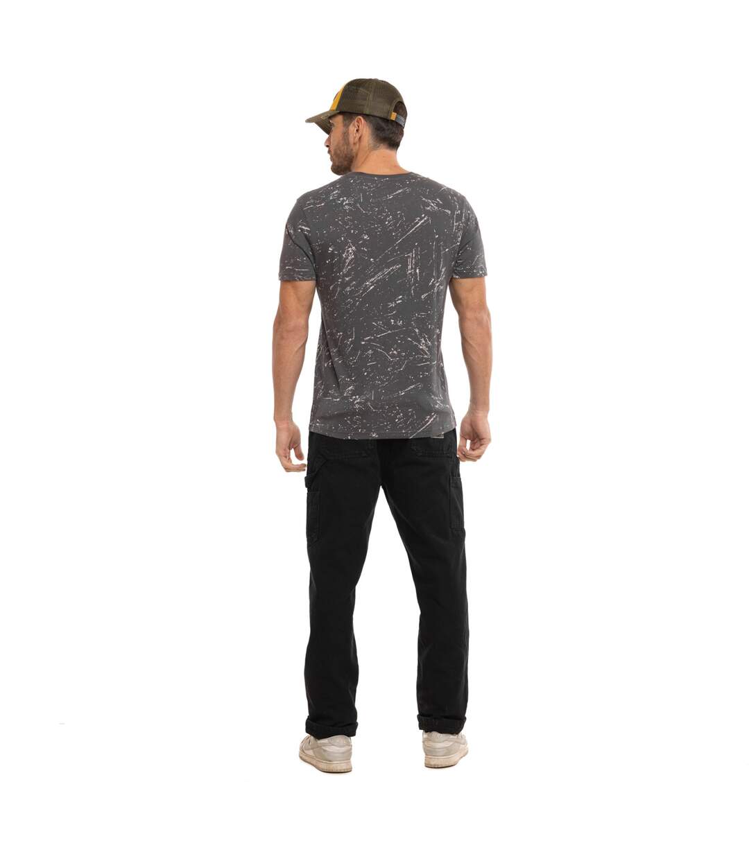 T-shirt homme regular fit col rond en jersey Beast Vondutch-5