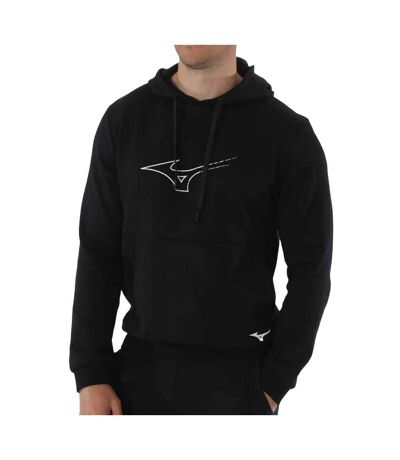 Sweat à Capuche Noir Homme Mizuno Athletic - M