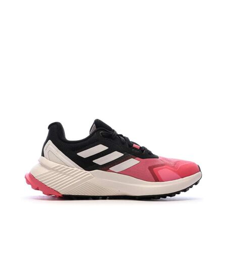 Chaussures de running noires/roses femme adidas terrex