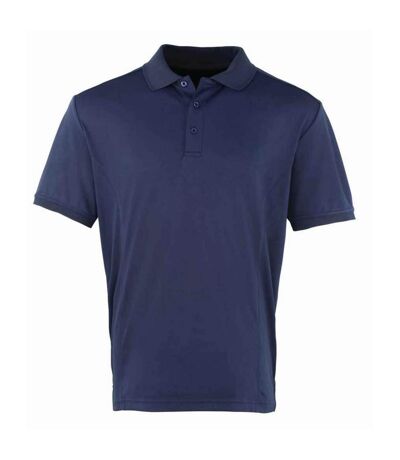 Polo coolchecker homme bleu marine Premier