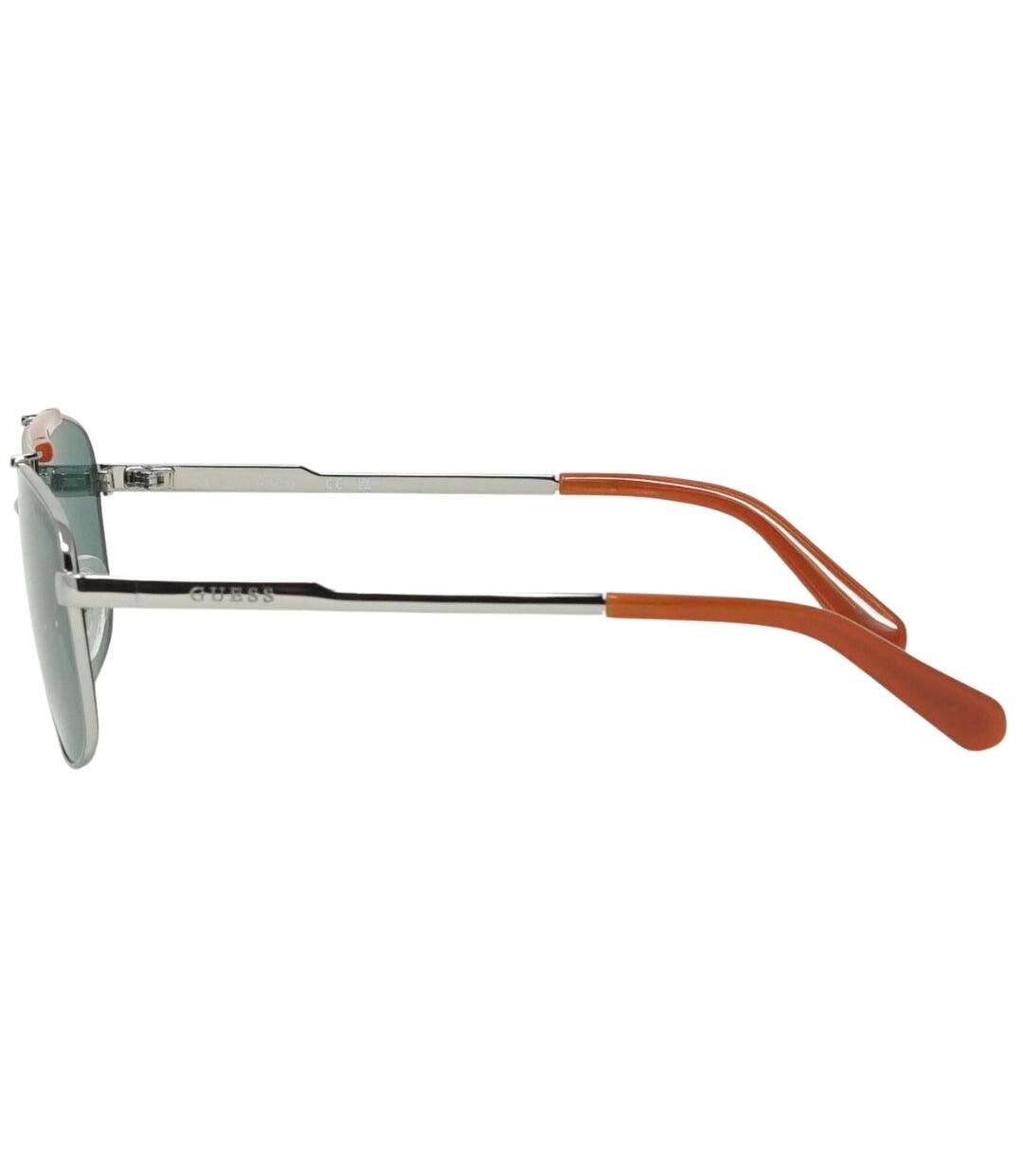 Lunettes De Soleil Homme Taille Unique Argenté Foncé Anthracite Guess-2