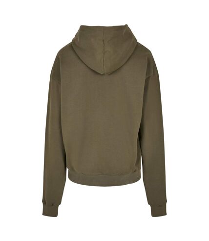 Build Your Brand Mens Ultra Heavyweight Hoodie (Olive)