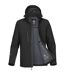 Womens/ladies Patrol Hooded Soft Shell Jacket Black Carbon Stormtech-3