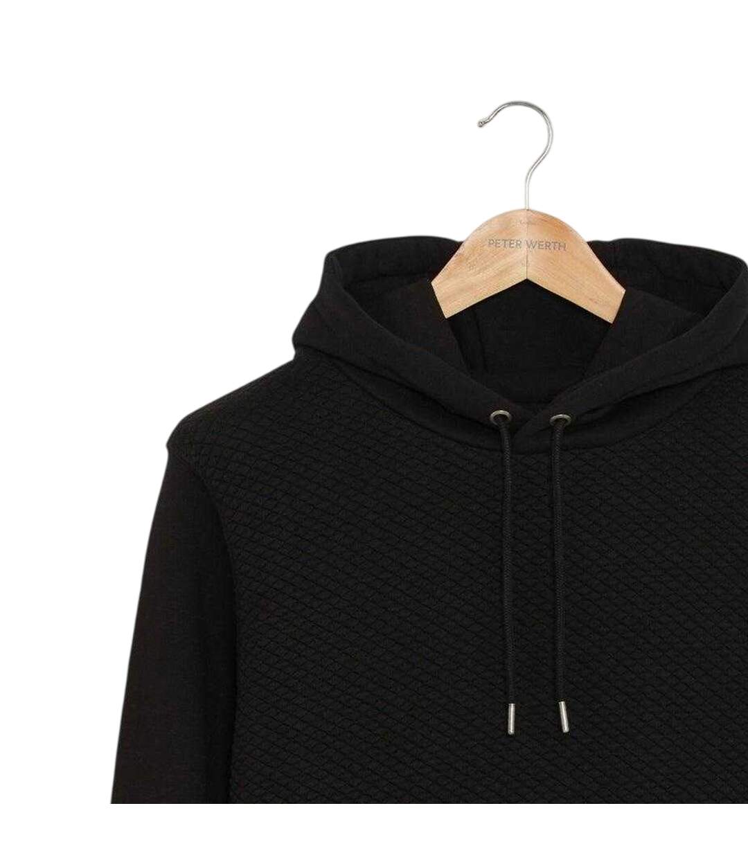 Sweat À Capuche Hampshire Homme Noir Peter Werth-3