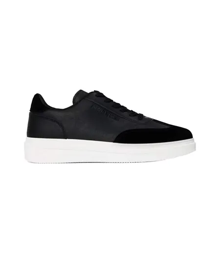 Mens Suede Trainers Black Original Penguin