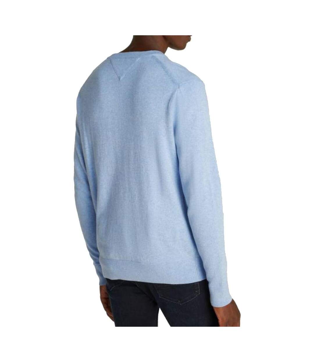 Pull bleu homme tommy hilfiger pima mw0mw28047 - l-2